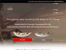 Tablet Screenshot of boulderboatworks.com
